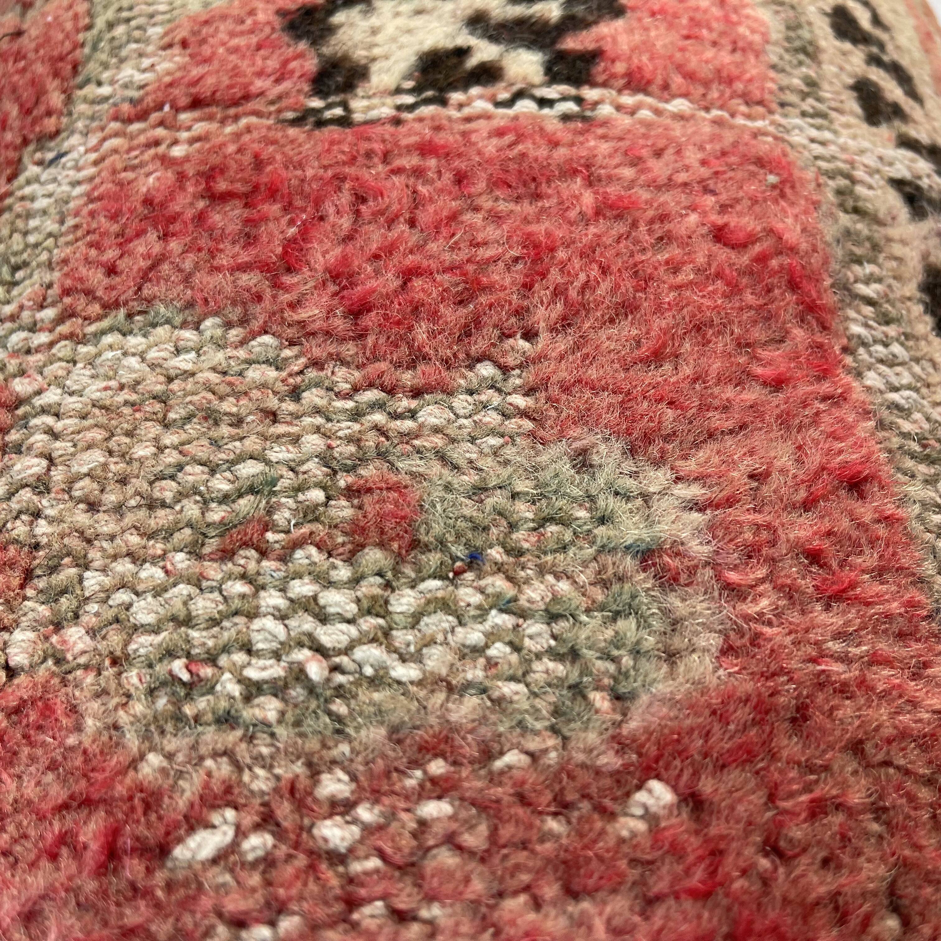 Vintage turkish handmade cushion cover, 30 x 60 cm