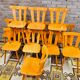 Lot de 12 chaises bistrot vintage