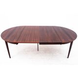 Table à manger en palissandre, Danemark, années 1960. Après restauration.