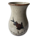 Ceramic vase with fish pattern - Vintage signed (signature to be identified)
