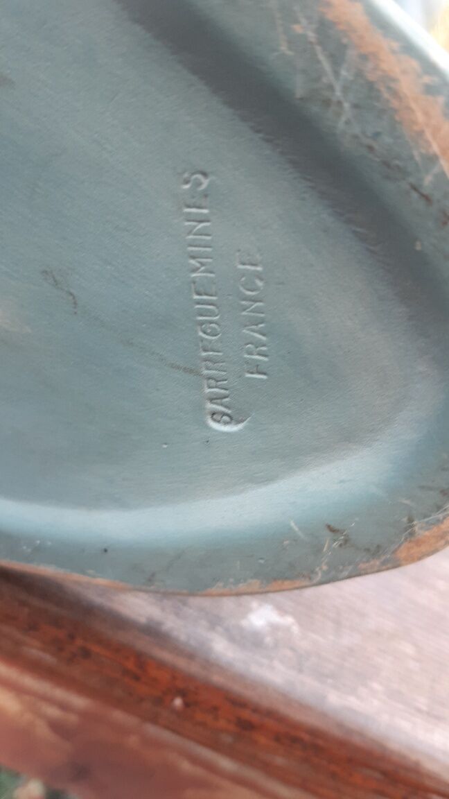 Ceramic bust Sarreguemines France