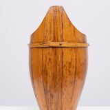 Curved wooden umbrella stand 1960s France
