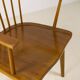 Fauteuil à dossier en fuseau par Axel O. Larsen, Modèle 1776 FH, Danemark, années 1940.