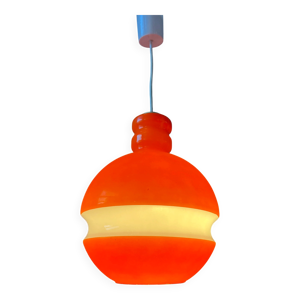 Suspension en verre Peill - orange