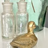 Vintage brass duck