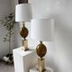 Pair of Philippe Barbier table lamps from the 70s