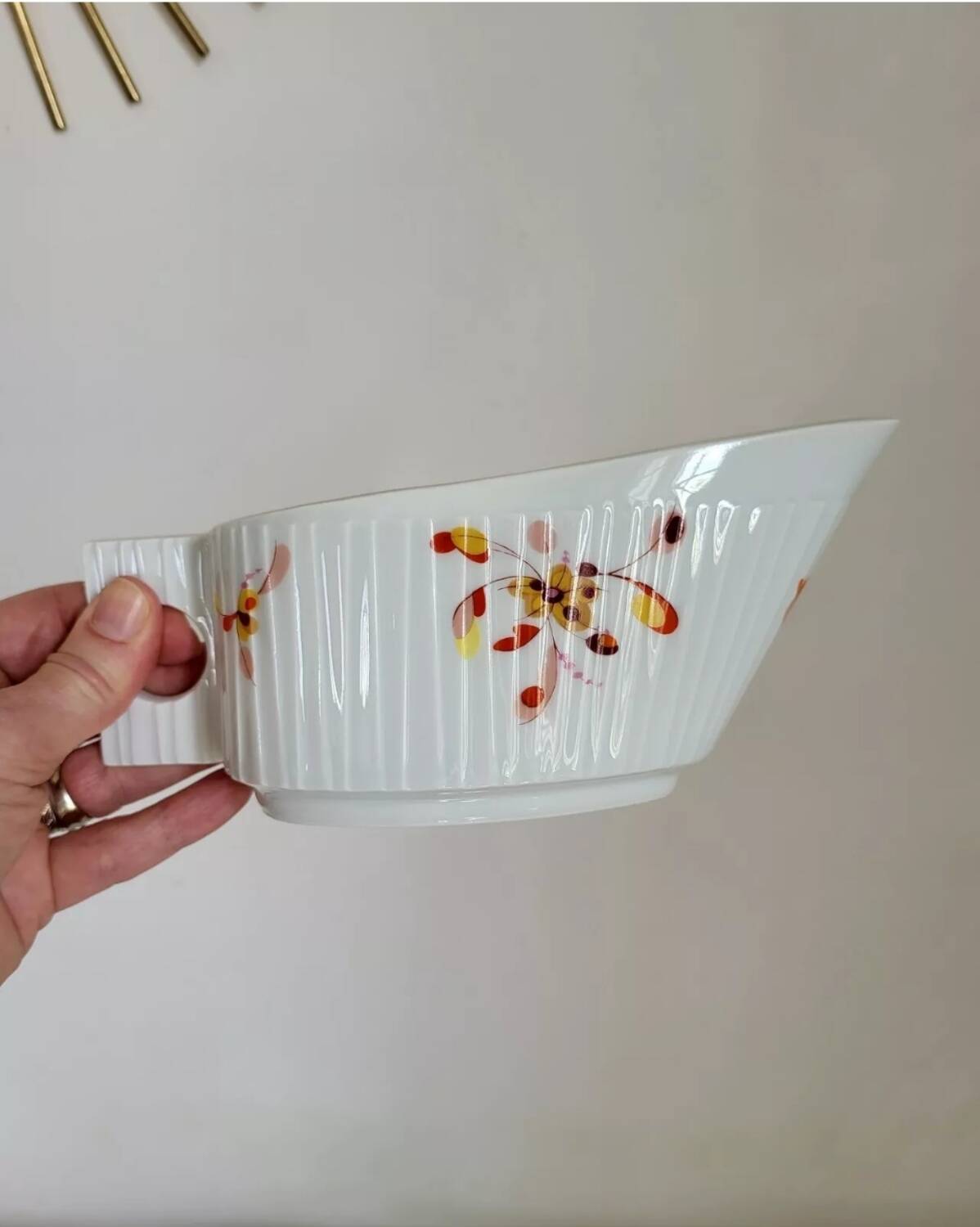 Haviland Limoges Gravy Boat and Porcelain Tray, Vintage