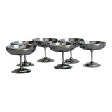 6 stainless steel cups