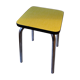 Tabouret formica jaune années 60