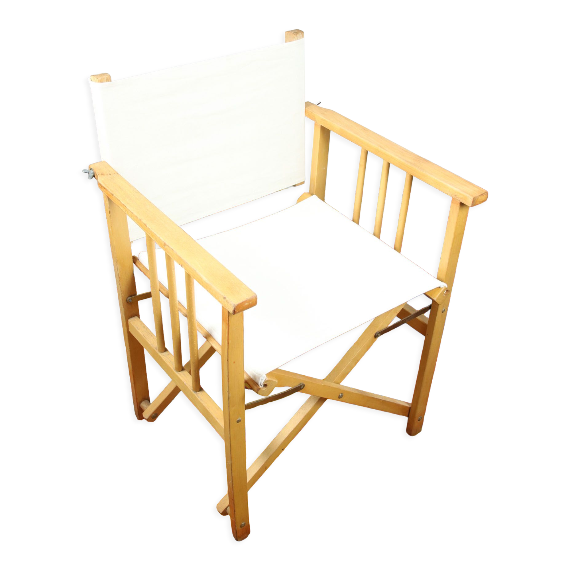 Vintage italian directors folding chair from calligaris