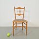 Vintage Chiavari Spool Chair, Italy, 1950s