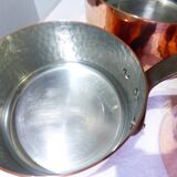 Set of 5 tinned copper pans 211290