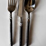 Ménagère Inox forgé 14 pièces plus couverts de service