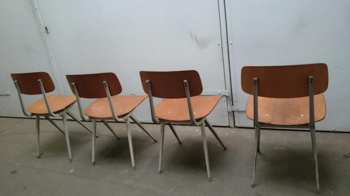 Chairs Result by Friso Kramer for Ahrend Cirkel, 1950 s, set of 4