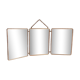 Miroir triptyque de barbier