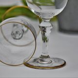 Pair of baccarat crystal glasses model mahora