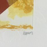 Bernard alligand, 1953. arabesques, 2003. carborundum engraving and collage.