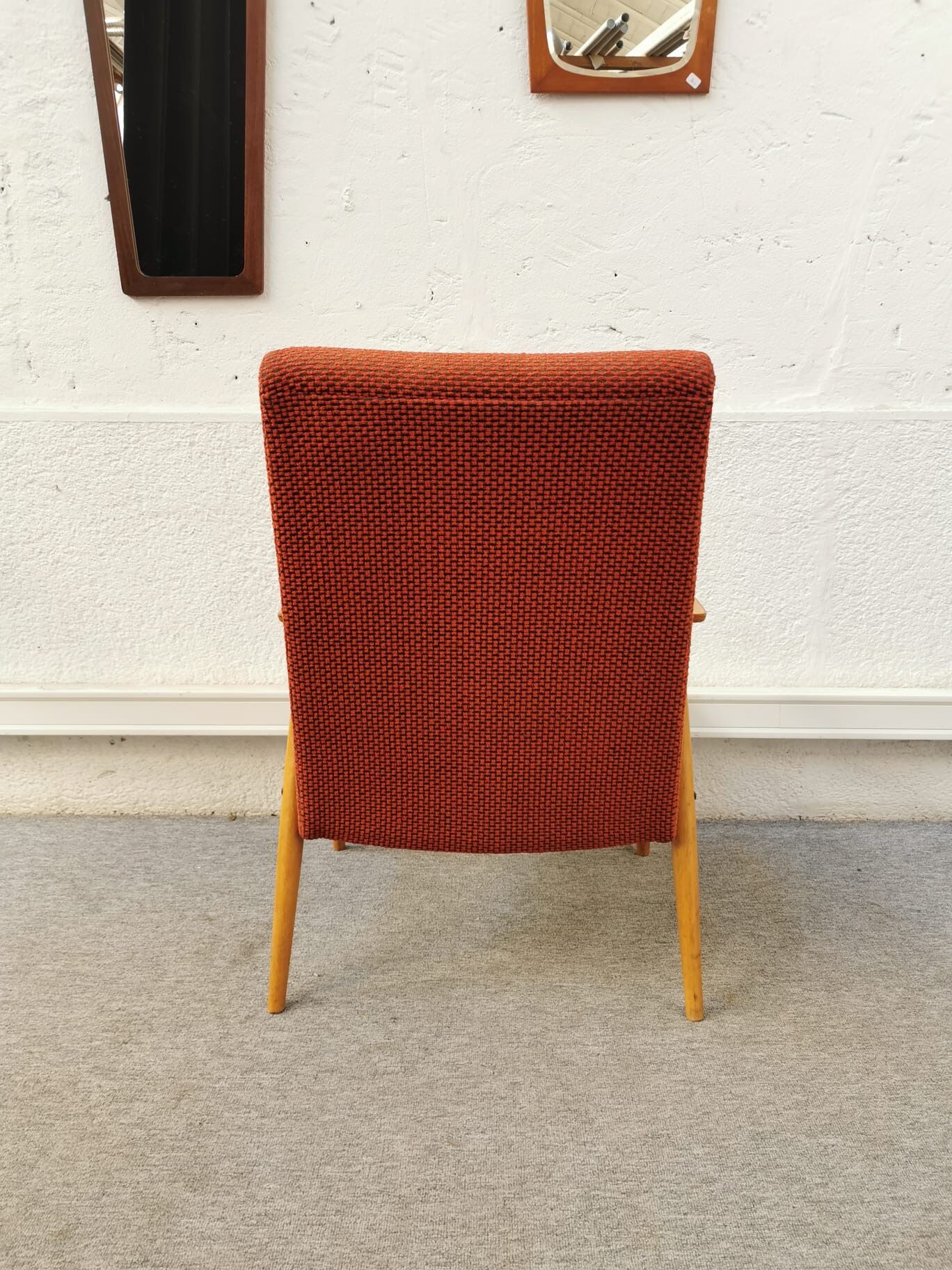 Vintage red armchair