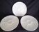 Set of 6 Bareuther Bavaria white porcelain oyster plates
