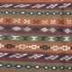 Berber Kilim handmade multicolored wool 119 x 177 cm