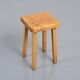 Pine stool by Charlotte Perriand, Les Arcs, France