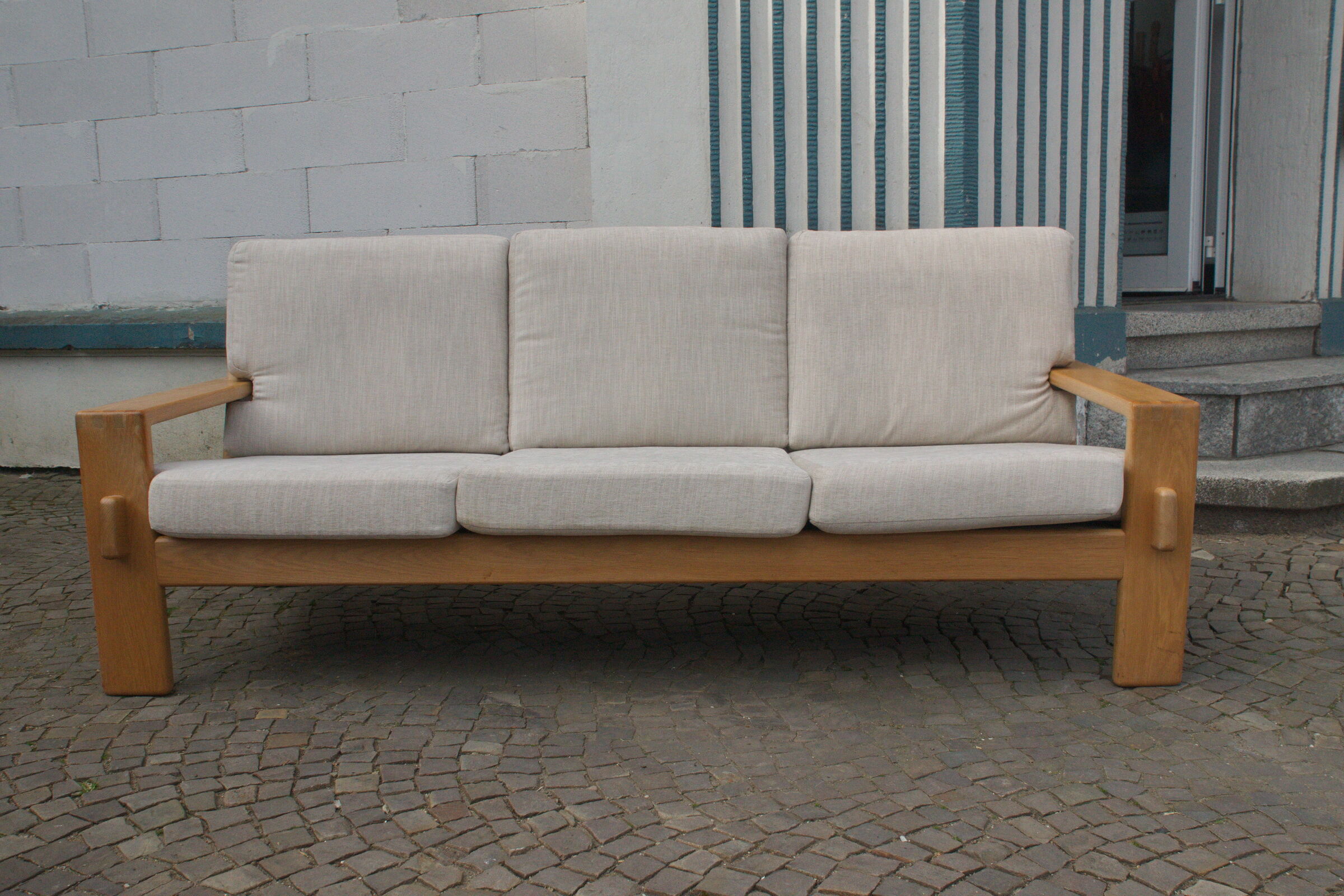 Mid century 3seater sofa from E. Pajamies for Asko, Finland, 1970s