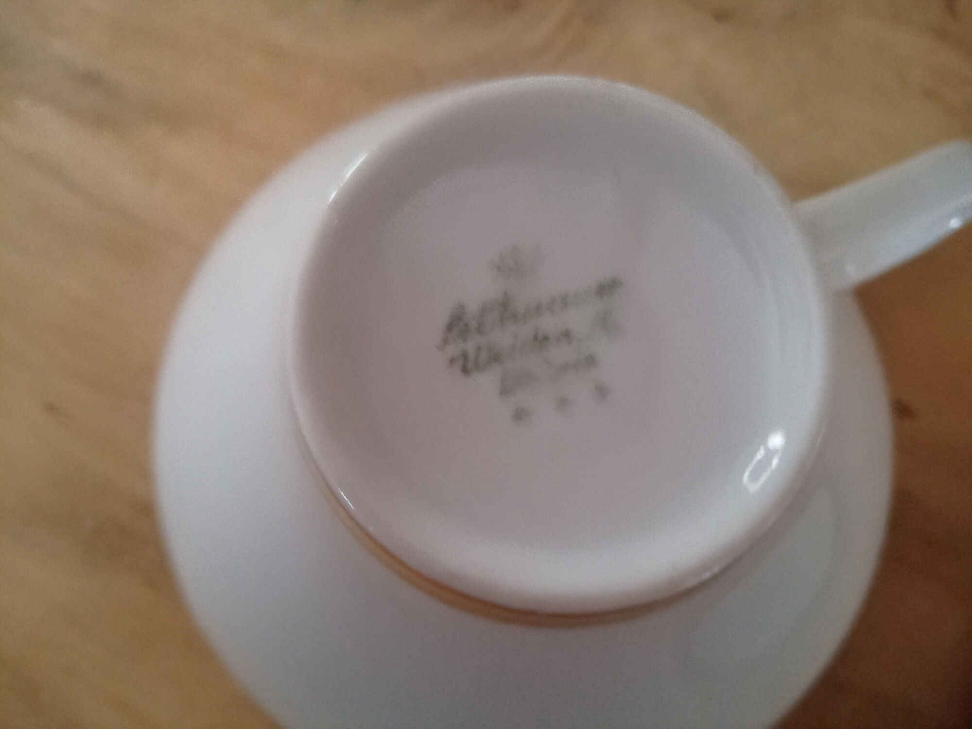 Lot of 4 coffee cups and mismatched Bavaria porcelain cups