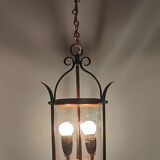 Lantern cage cylinder two fires medieval style - 1940s / 1950s