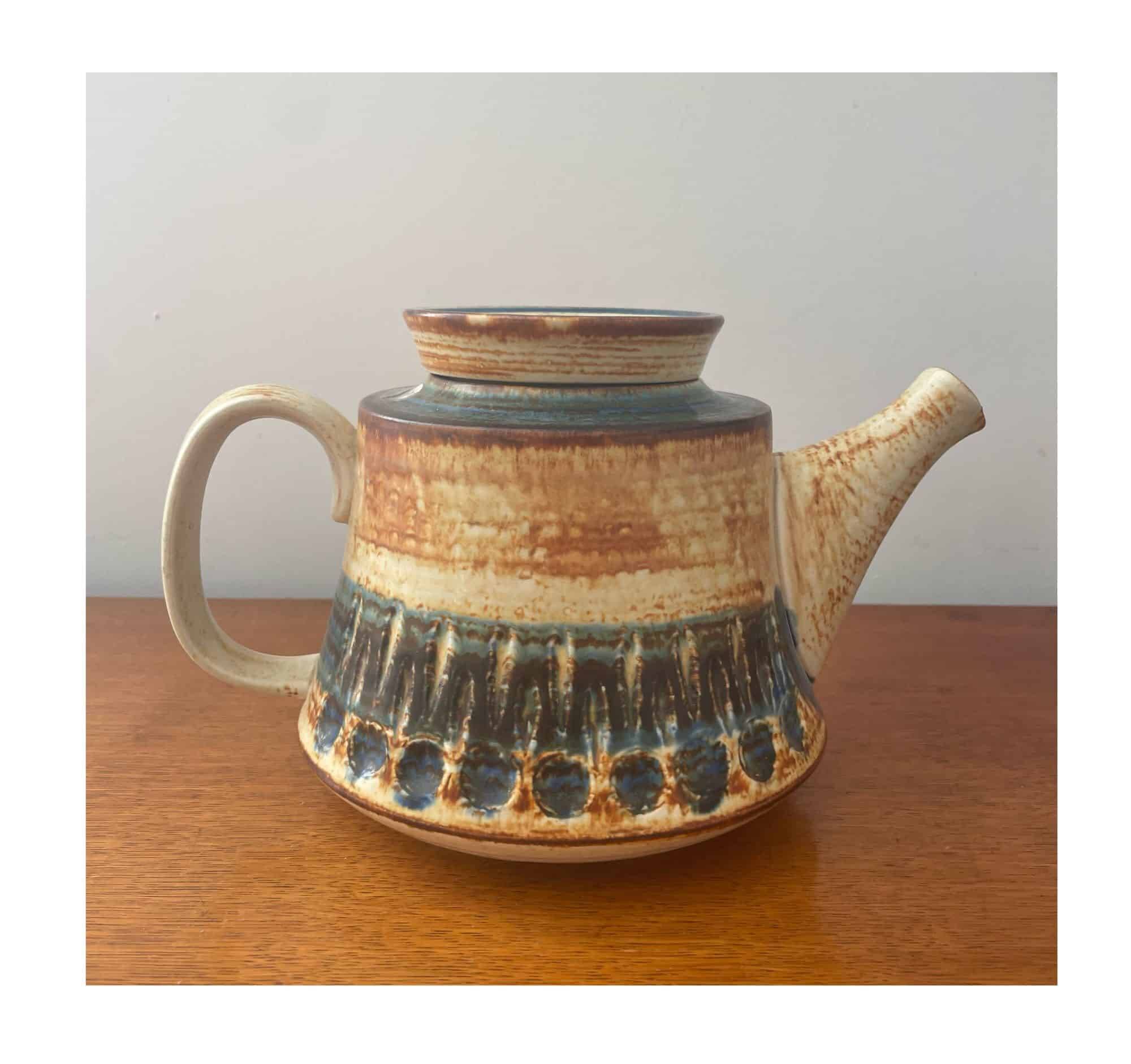 Ceramic teapot, Arne Finne for Soholm Denmark, 1960s