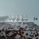 Verres à vin en cristal