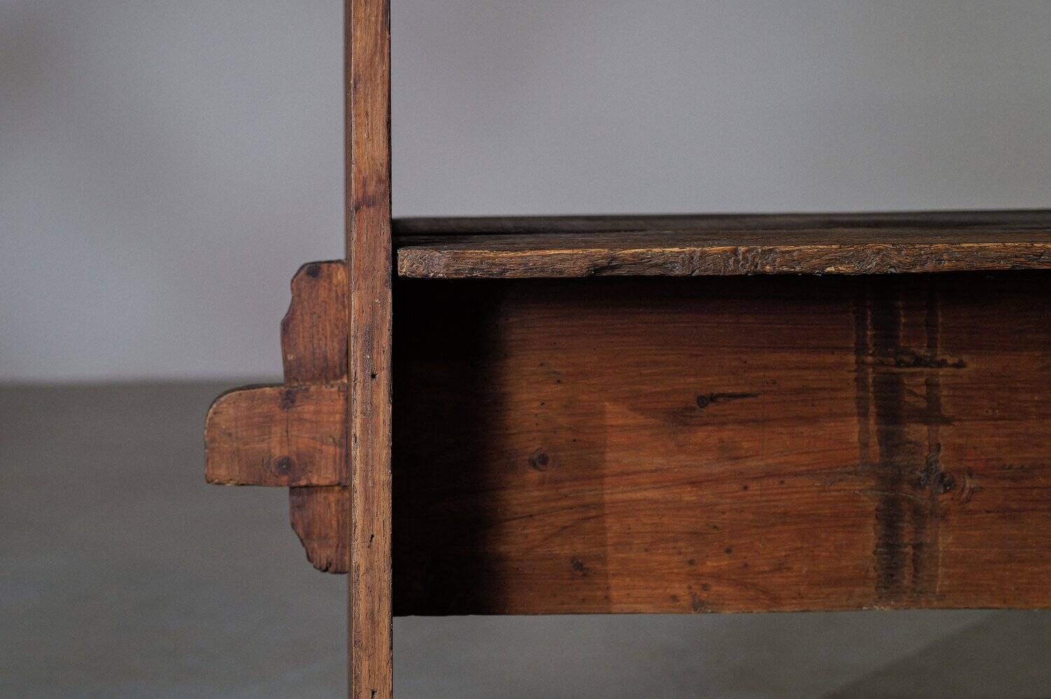 Antique workshop table - Savoyard folk art, circa 1900