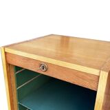 Curtain binder cabinet