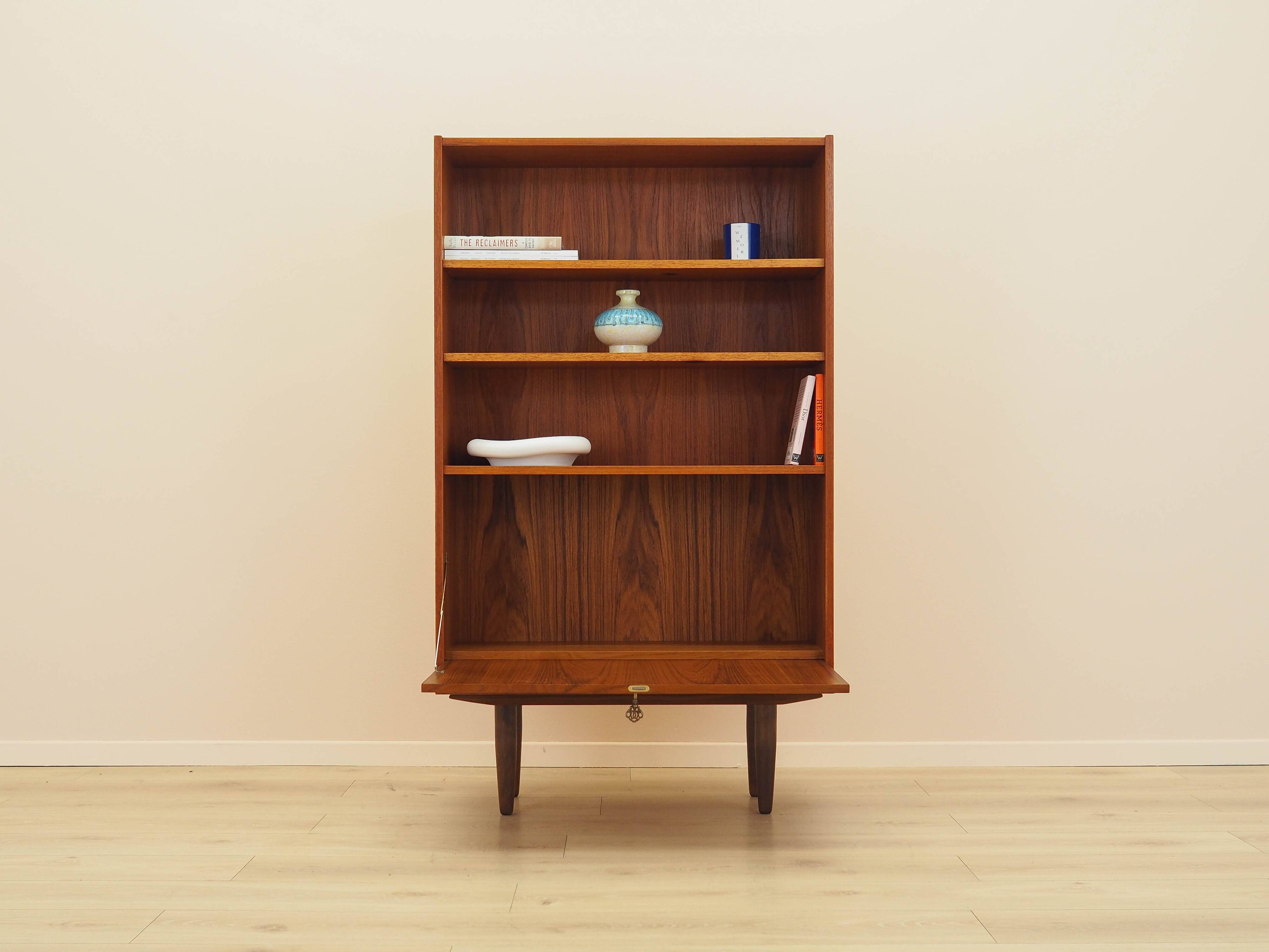 Teak bookcase, Danish design, 1970s, made in Denmark