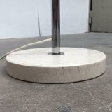 Italian space-style floor lamp from the 1960s with a stone base.