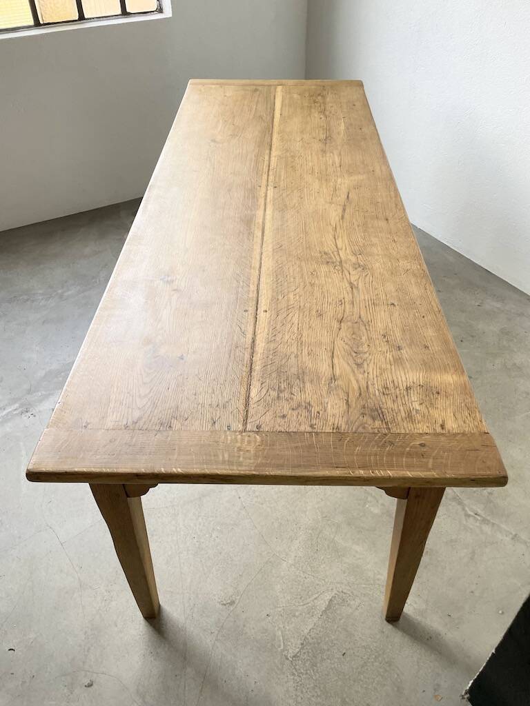 Oak farm table 220 cm