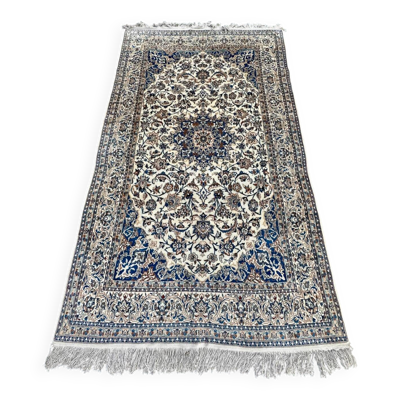 Tapis Persan Naïn Noué main