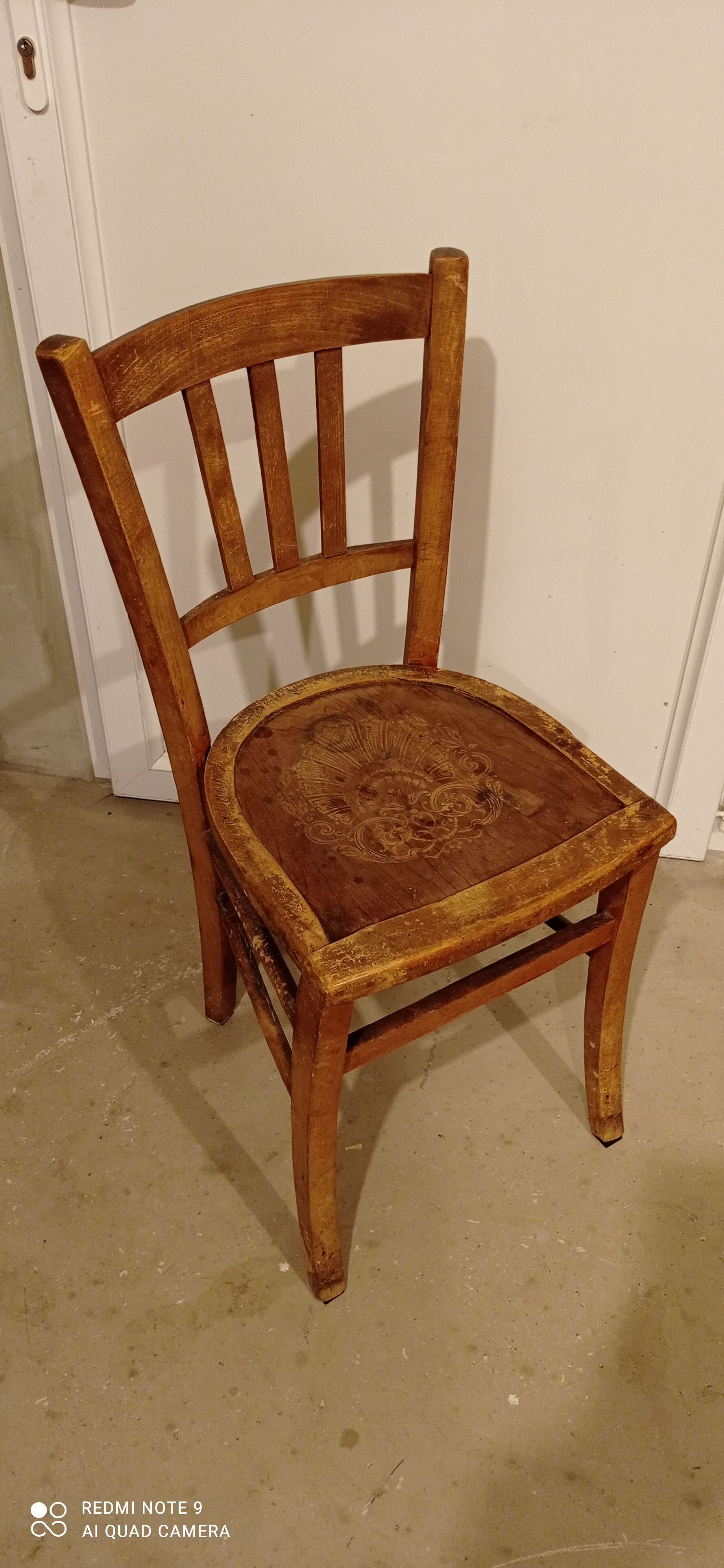 Antique bistro chair