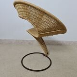 Zest wicker chair by François Liguori for the pescatore studio
