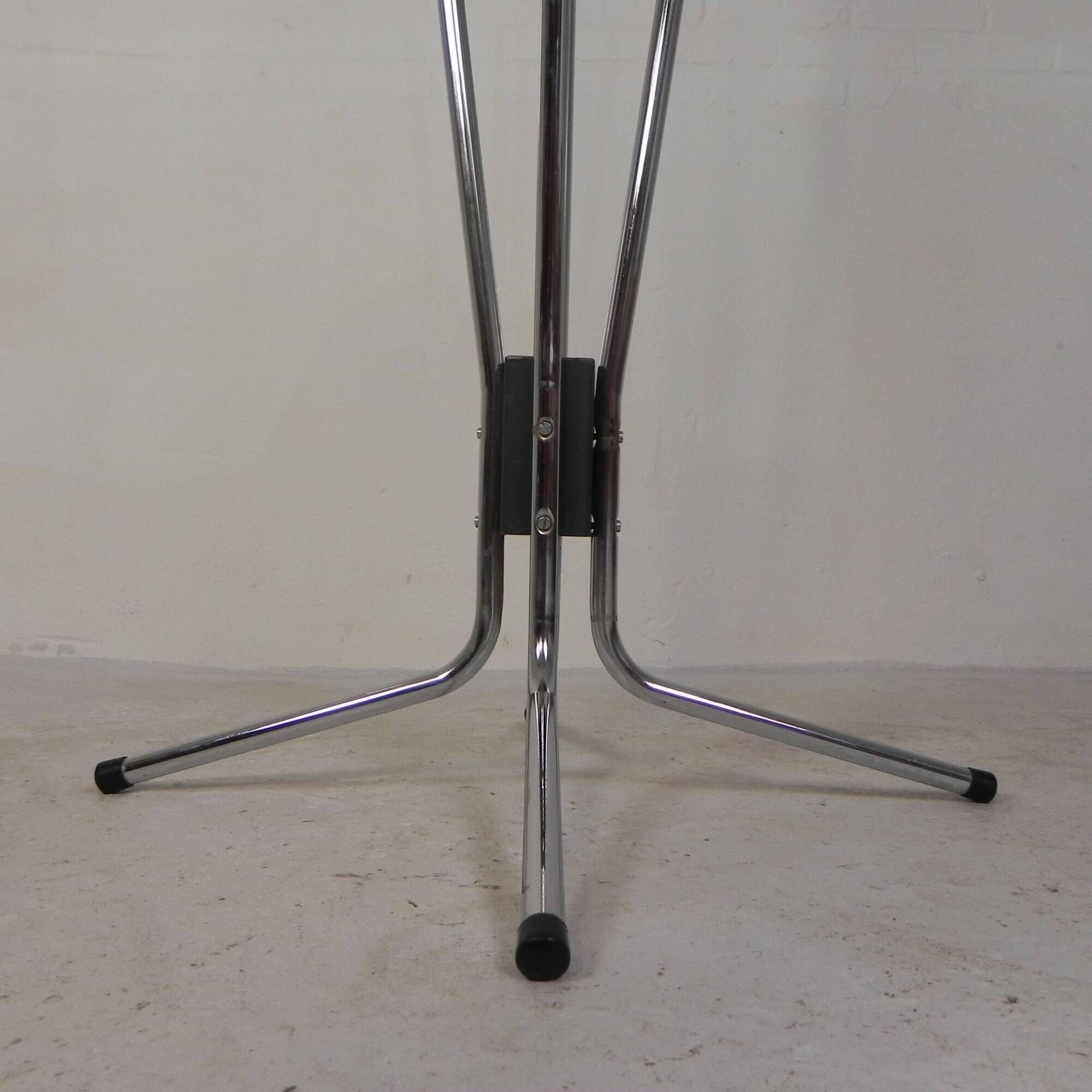Freestanding Tubax coat rack with 4 tubes and 12 hooks, 1950s