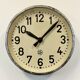 Industrial factory wall clock from Chronotechna, 1950s