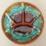 Compartmentalized plate Dema Ceram Vallauris