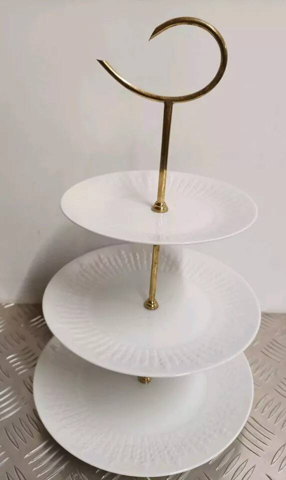 Bavaria Germany Vintage 3 Tier Cake Stand