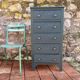 Art Deco blue dresser