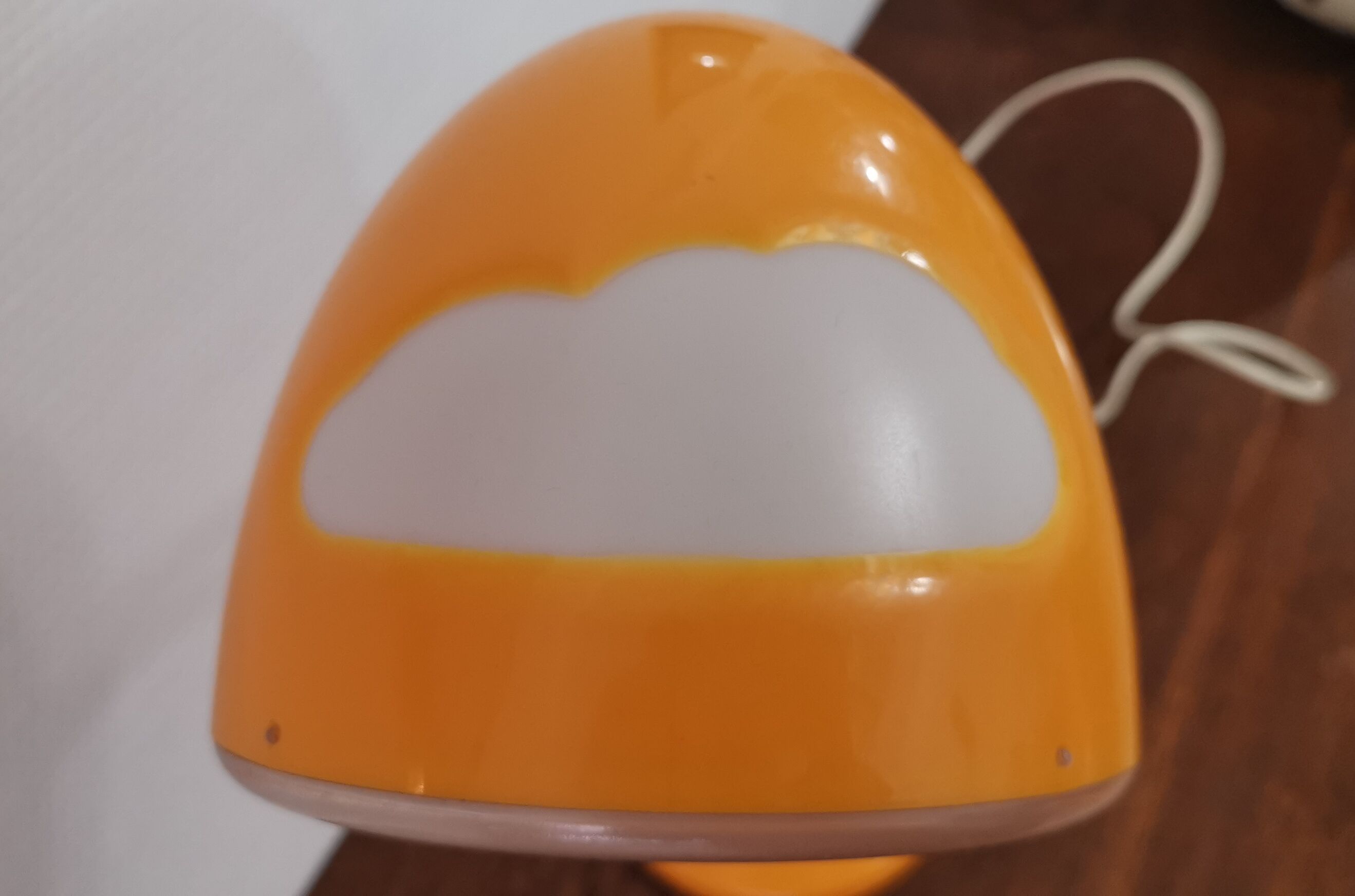 Ikea "Skojig" orange cloud desk lamp 90's