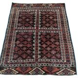 Tapis Tekke Engsi ancien 165x130 cm vers 1900