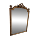 Louis XVI style mirror in wood and gilded stucco, 19th century
