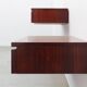 Pair of Mid-Century Modern Danish Wall-Mounted Nightstands in Walnut