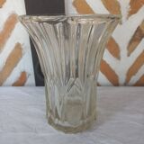 Molded glass vase