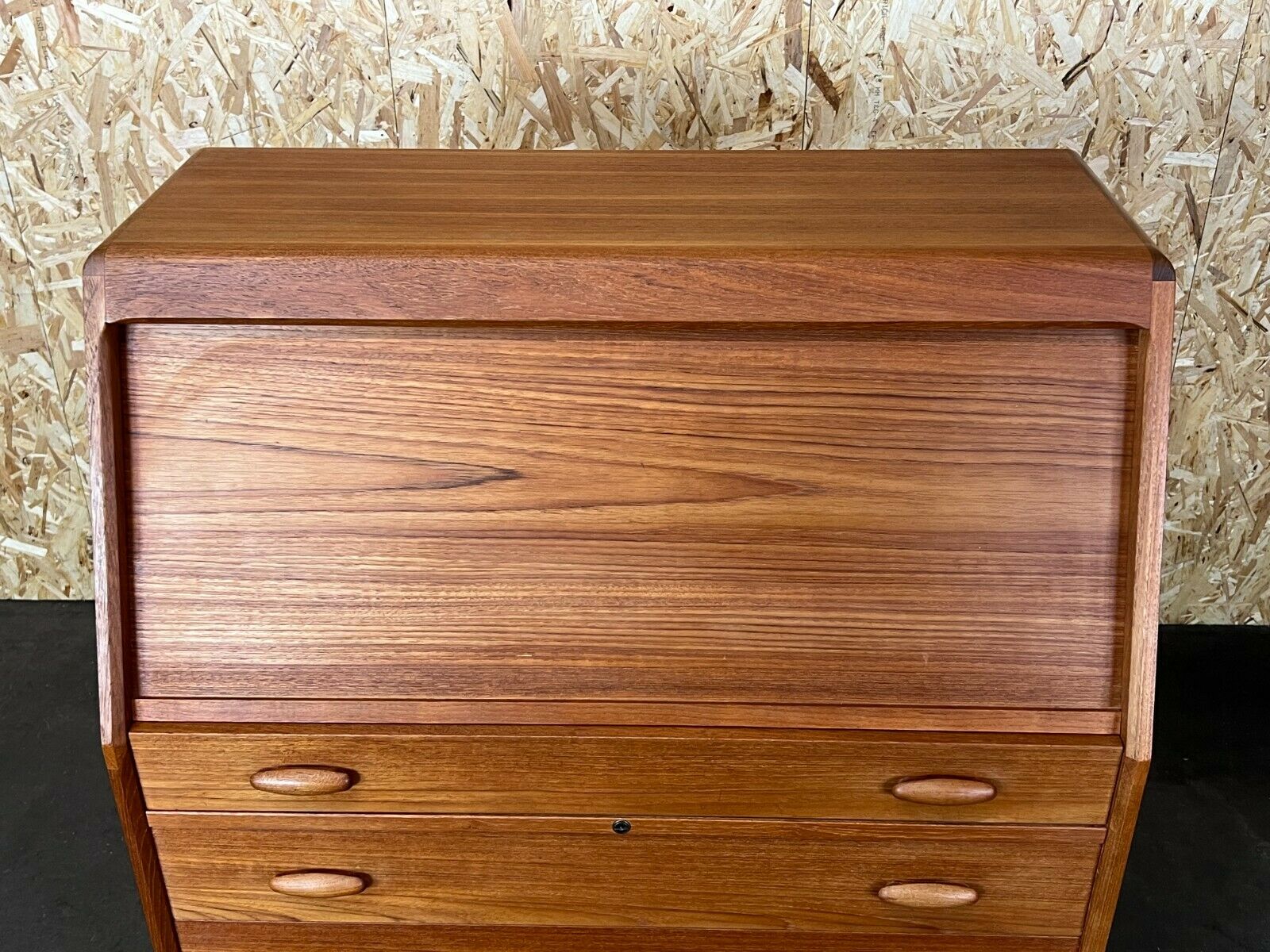 60s 70s Teak Secretary Danish Modern Desk Dyrlund Design Denmark 60s 70s