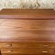 60s 70s Teak Secretary Danish Modern Desk Dyrlund Design Denmark 60s 70s